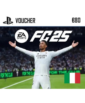 EA SPORTS FC 25 PlayStation Network Card €80 IT PlayStation 5 Key 